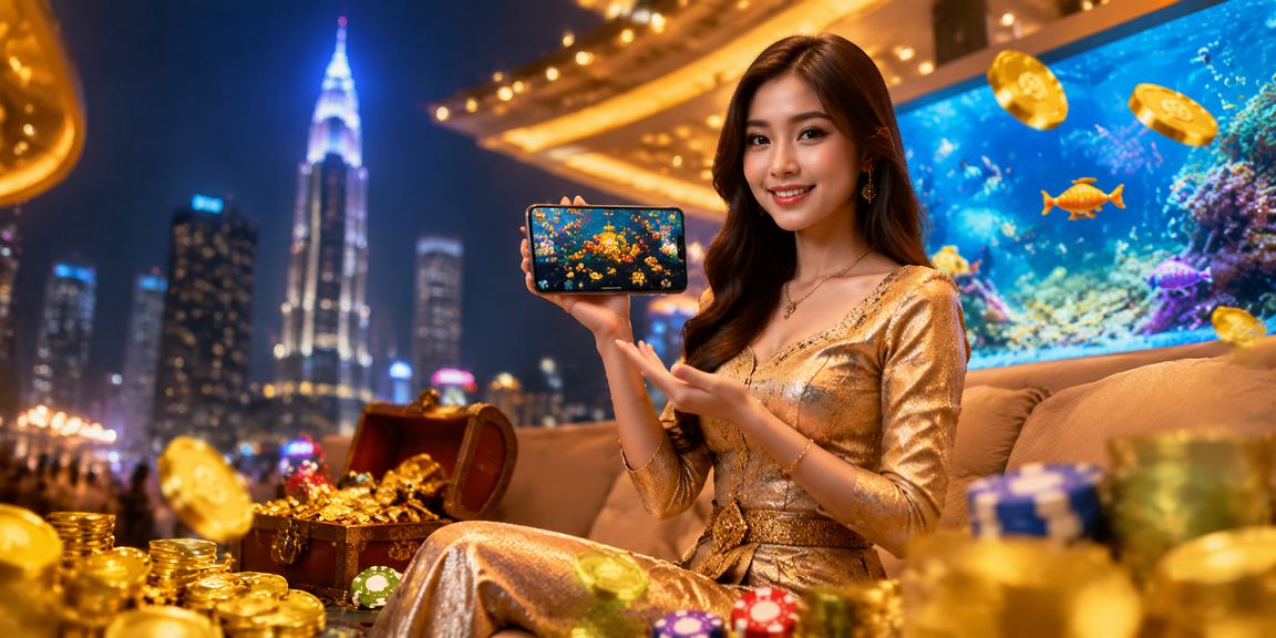 Permainan tembak ikan gaya Malaysia di Kuala Lumpur
